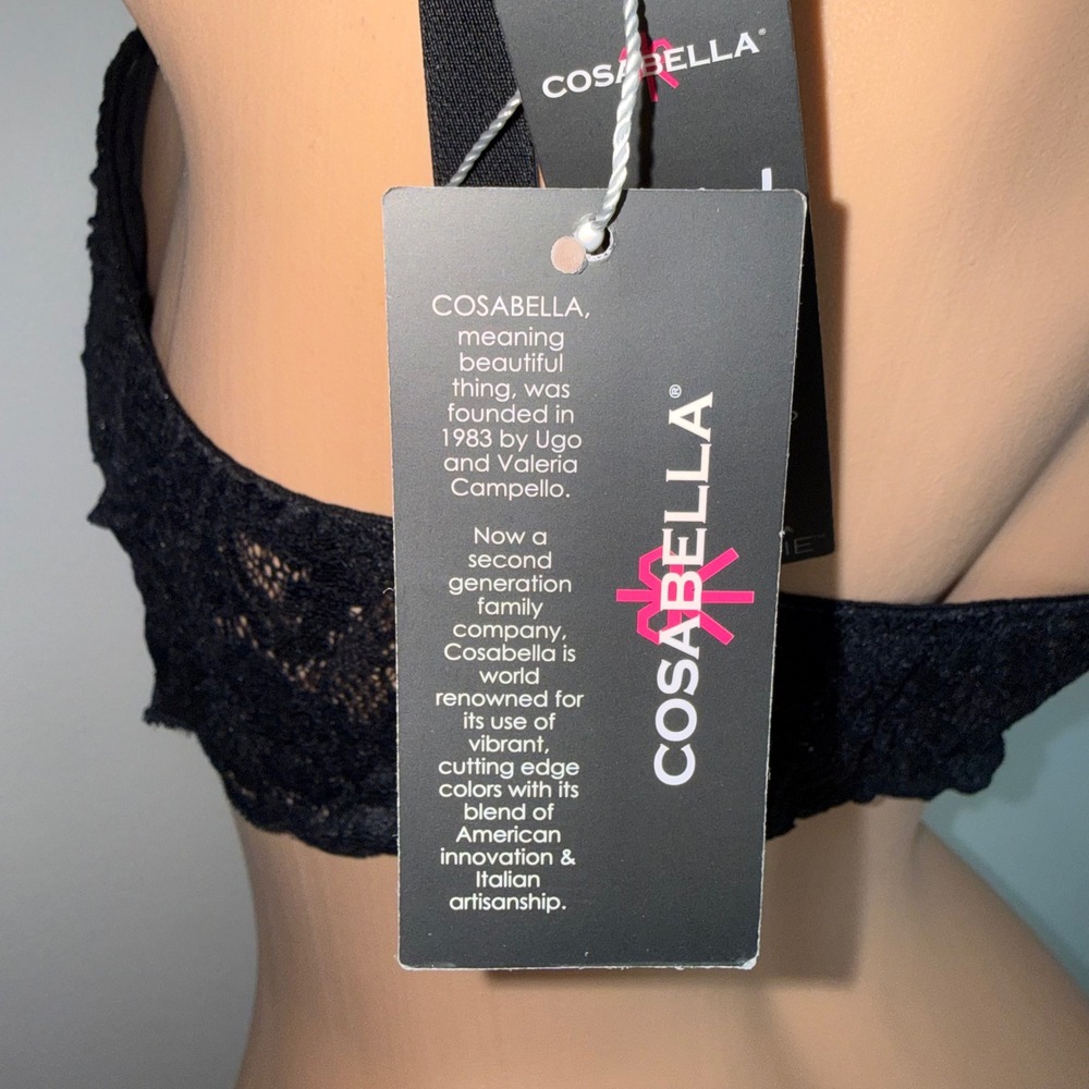 Cosabella Never Say Never Mommie Nursing Soft Bra Black Lace Size XL - Picture 12 of 16